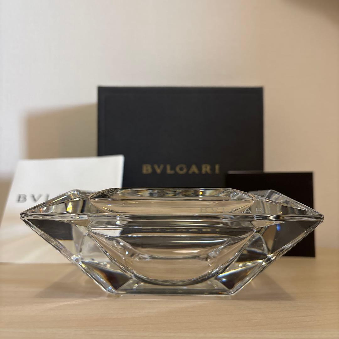BVLGARI x Rosenthal クリスタルガラス灰皿 エキセントリカ