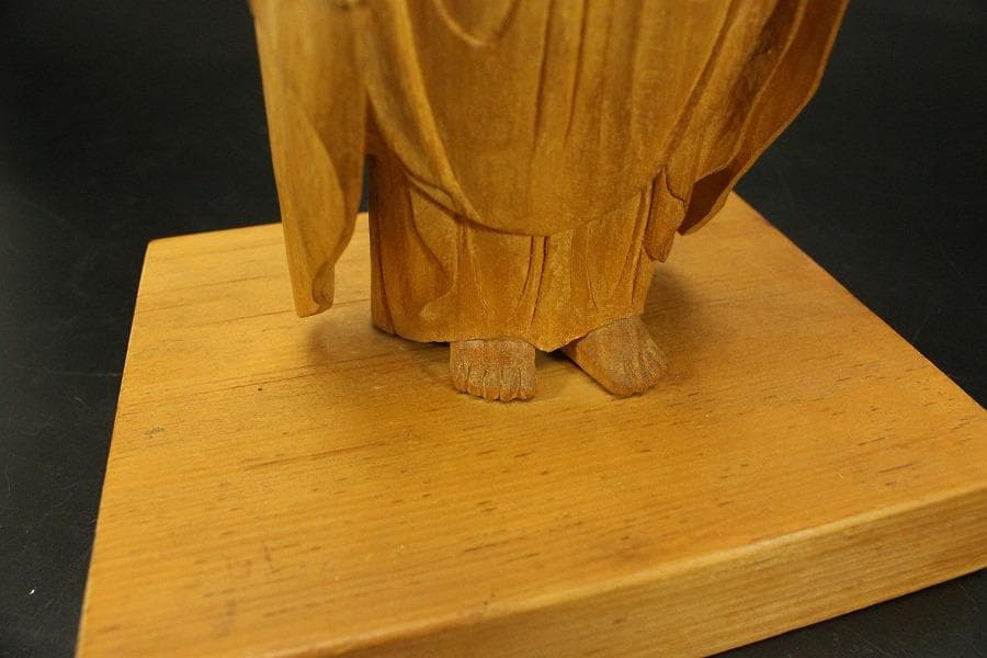 仏教美術 木彫 仏像(A704)