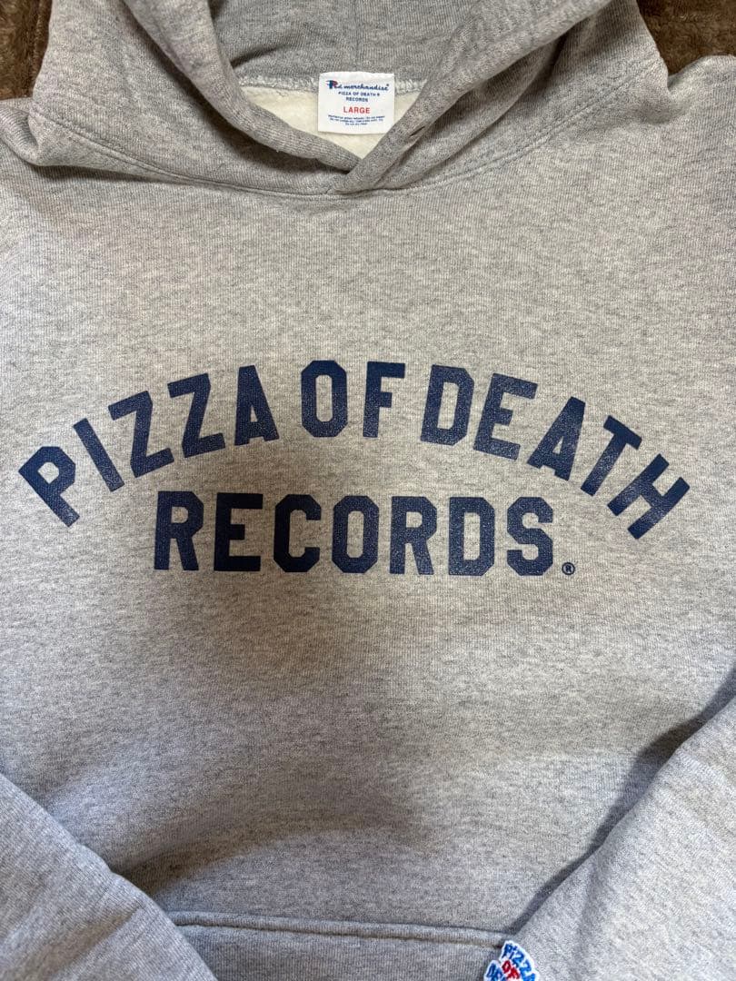 ミュージシャン PIZZA Lab Logo HOODIE L size