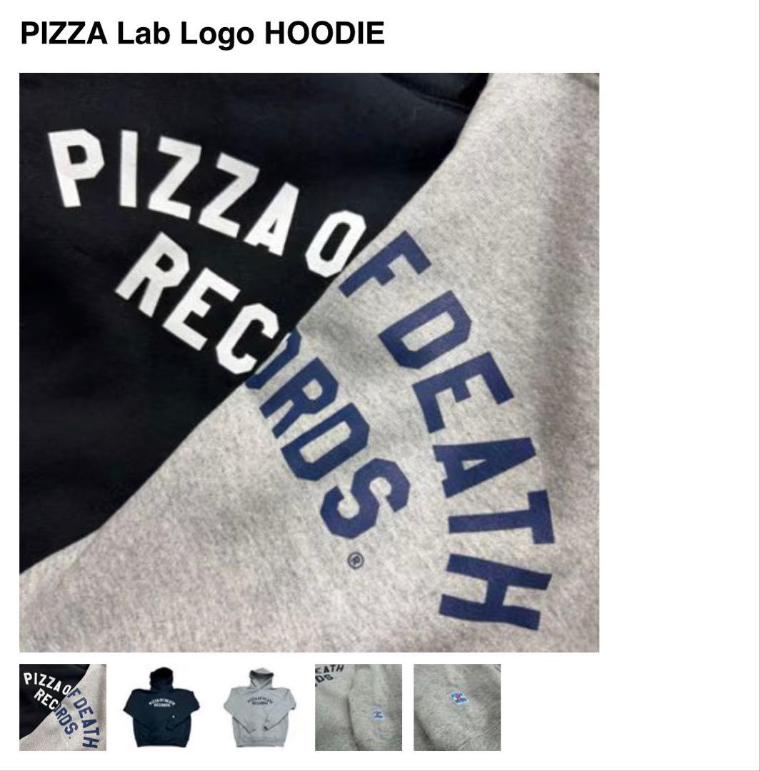 ミュージシャン PIZZA Lab Logo HOODIE L size