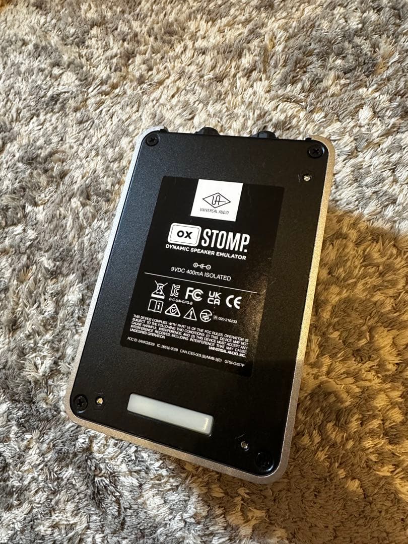 OX STOM UAFX キャビシュミレーター　universal audio
