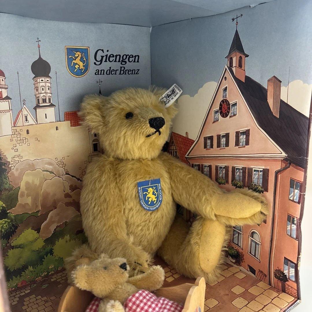 Steiff テディベア Giengenエンブレム付き 約30cm