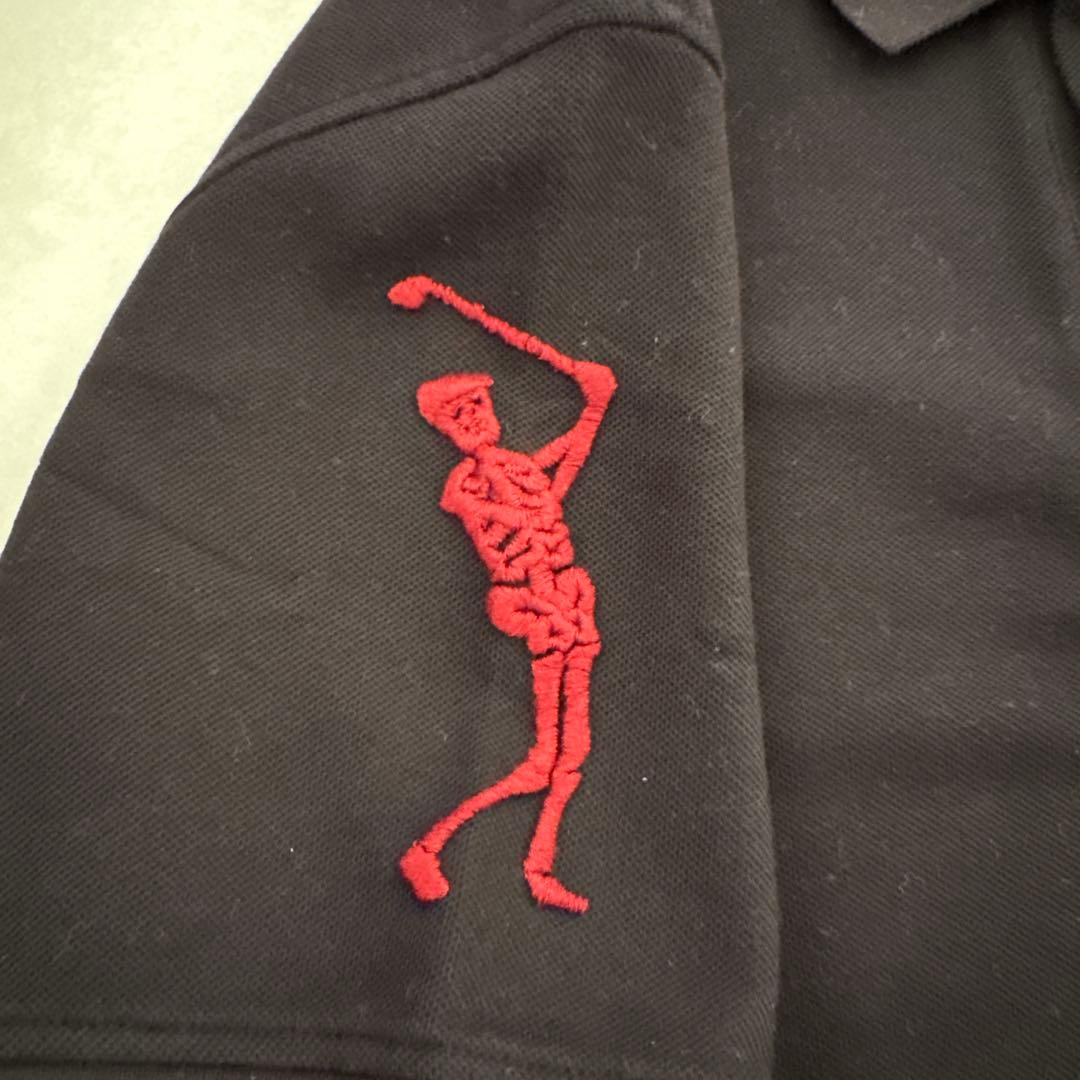 MARK & LONA マークアンドロナ　ゴルフ　黒ポロシャツ