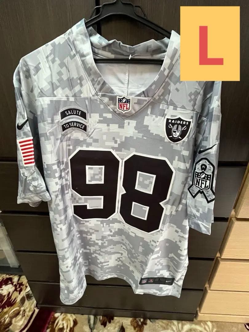 ラスベガス・レイダース クロスビー NFL ユニフォーム L