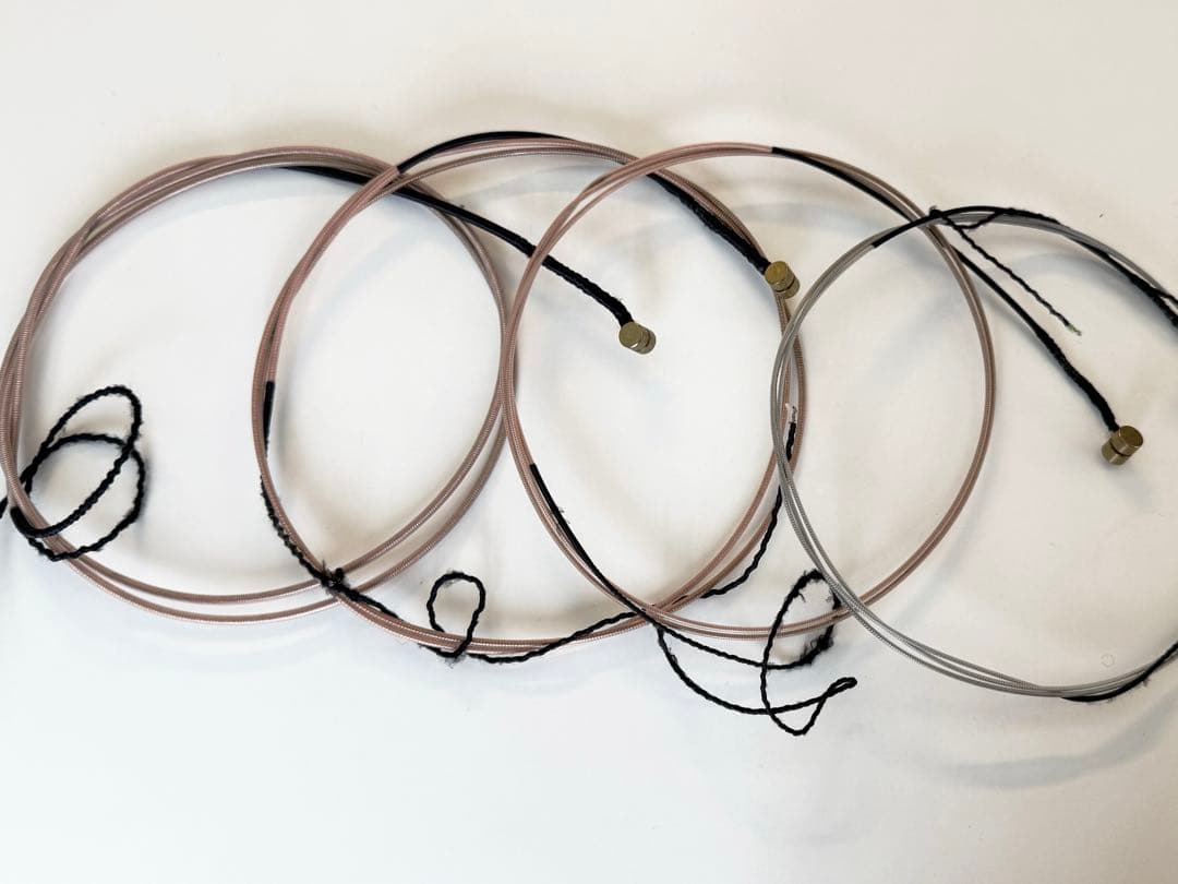 (中古)La Bella 7710Tウッドベース弦 4弦セット