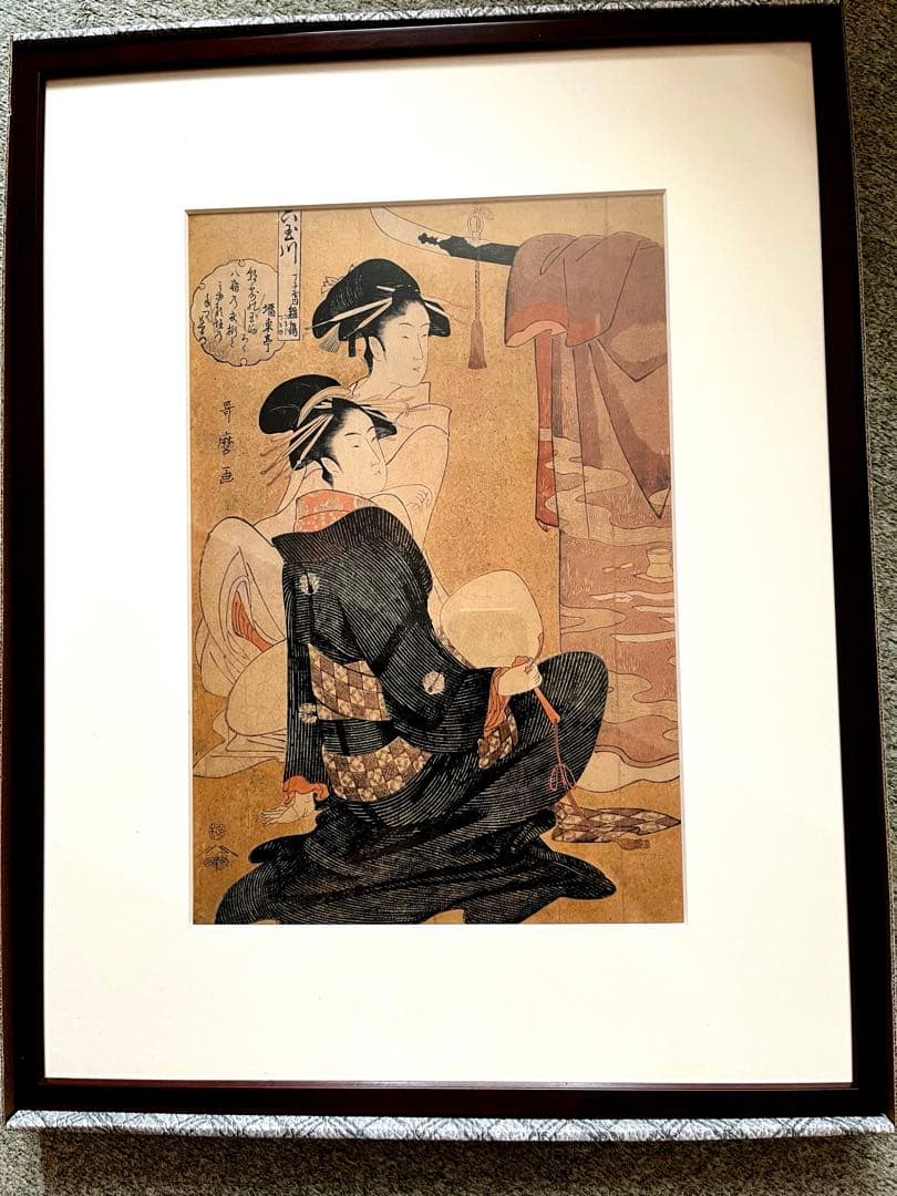 喜多川歌麿　六玉川　浮世絵