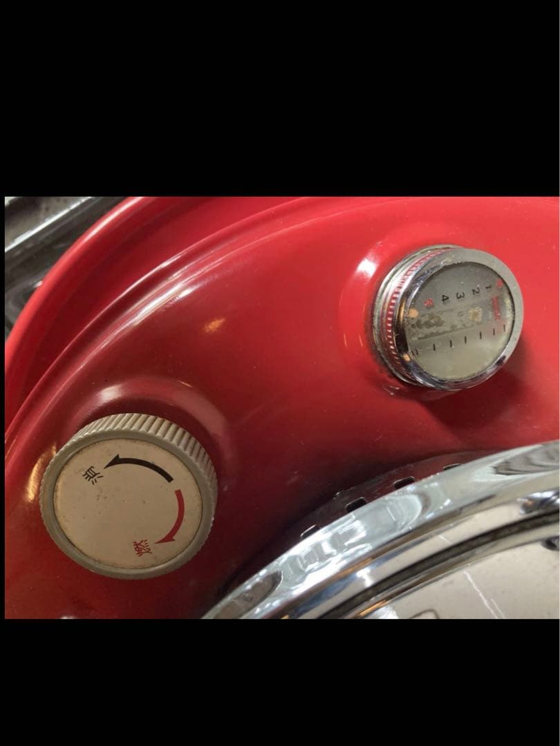 ポーラPOLAR石油ストーブ　ブルーフレーム　昭和レトロ　ヴィンテージストーブ