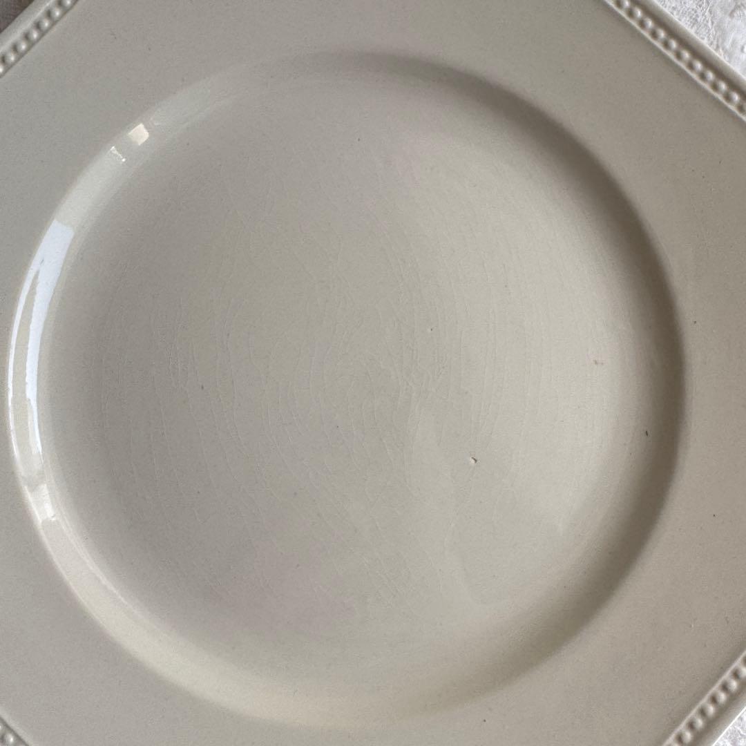 フランスアンティーク　サルグミンヌ　オクトゴナル　ディナープレート