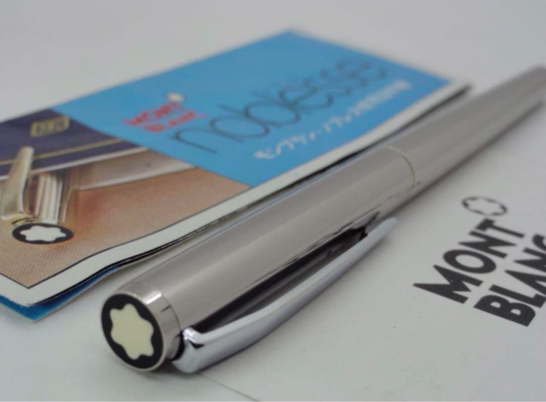 ⭐️モンブラン万年筆⭐️特注バフ仕上げ★鏡面仕上げの輝き際立つ極上ノブレスNo112