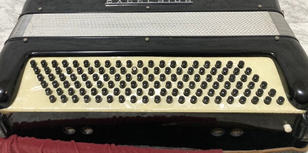 【音出し確認済 蛇腹良好】EXCELSIOR アコーディオン Mod.303/S