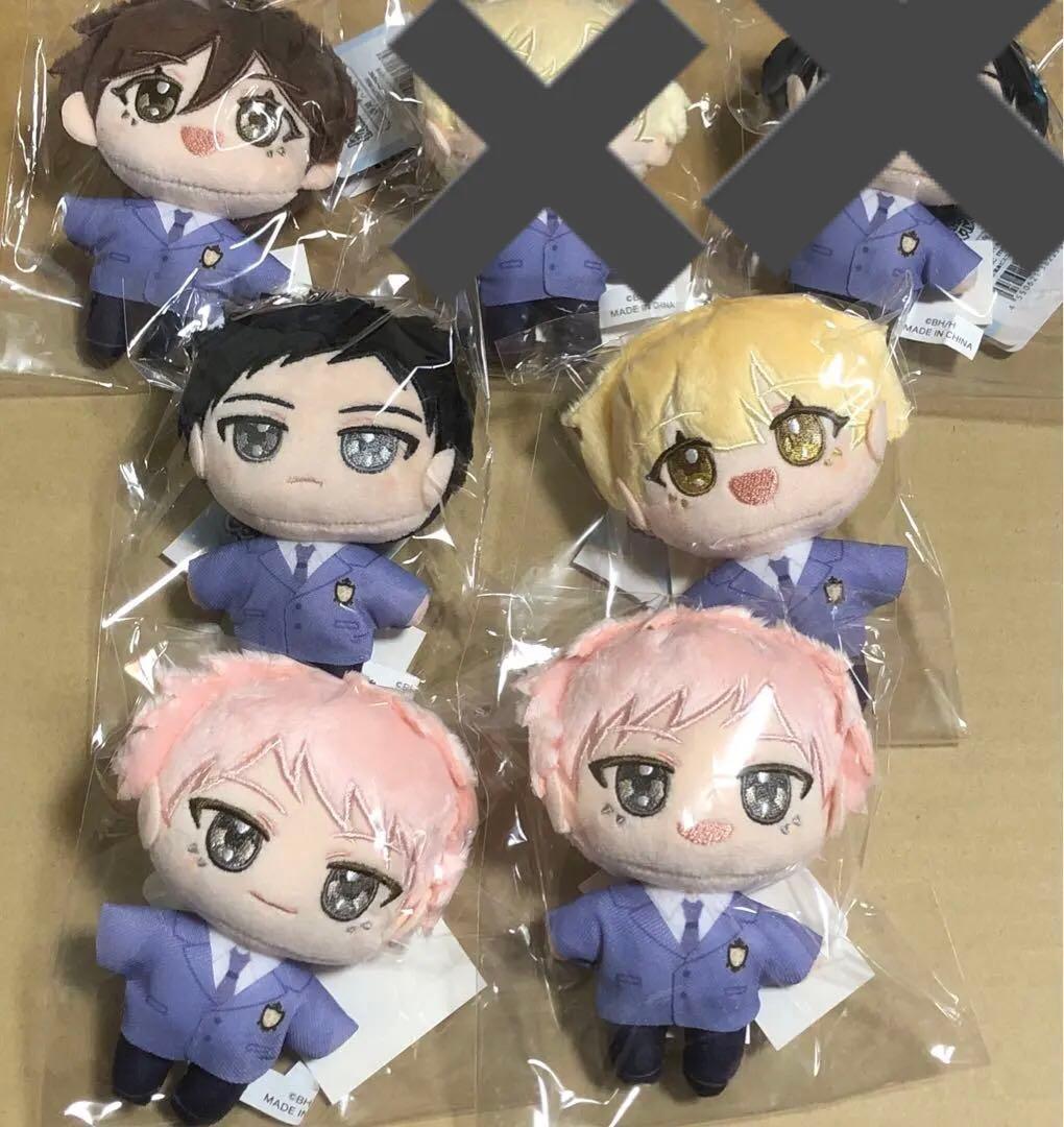 桜蘭高校ホスト部 ぬいぐるみ セミコンプ 須王環 鳳鏡夜 常陸院 藤岡 ぬいパル