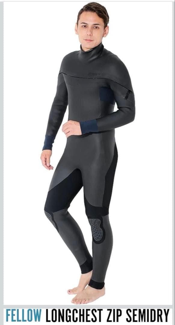 fellow ウエットスーツ　セミドライ　ロングチェストジップ