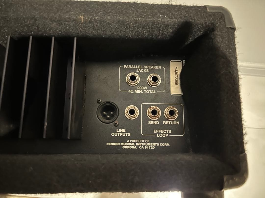 【ジャンク】Fender BXR PR286 ベースアンプ