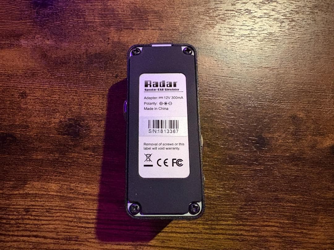 Mooer - Radar (スピーカーシミュレーター)