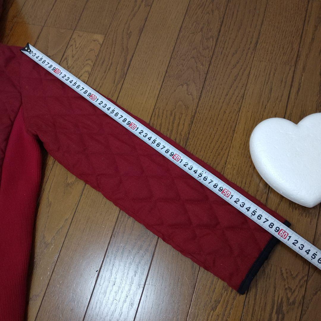 PICONE ピッコーネ赤 キルティング フード付きジャケット サイズL