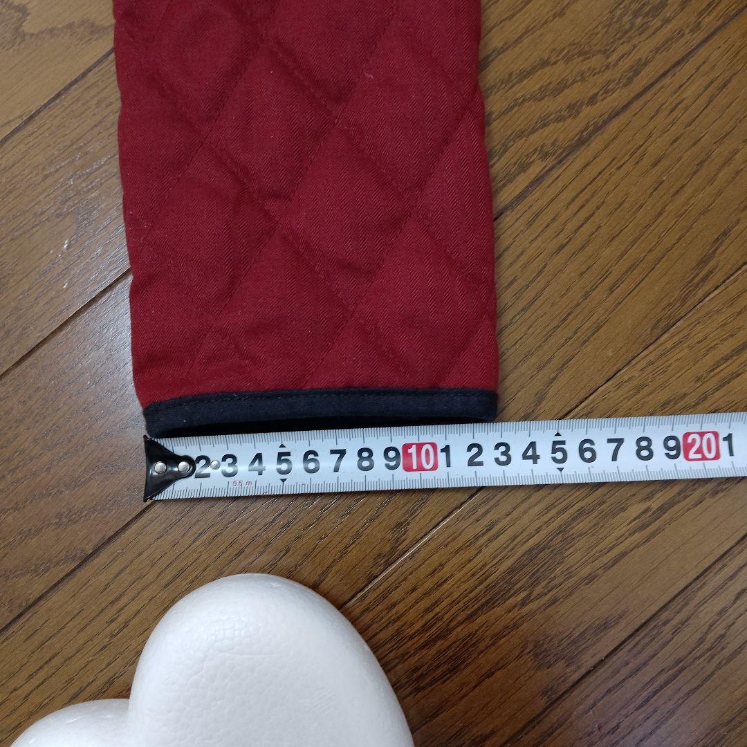 PICONE ピッコーネ赤 キルティング フード付きジャケット サイズL