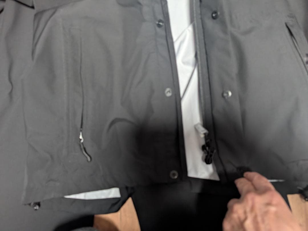 オガサカ.カタログ外.レインスーツセット.オンヨネ.ブラック.サイズM 未使用