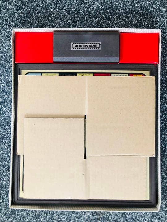 未使用品・激レア)ニンテンドー　ボードゲーム『オークションゲーム』おまけ付き