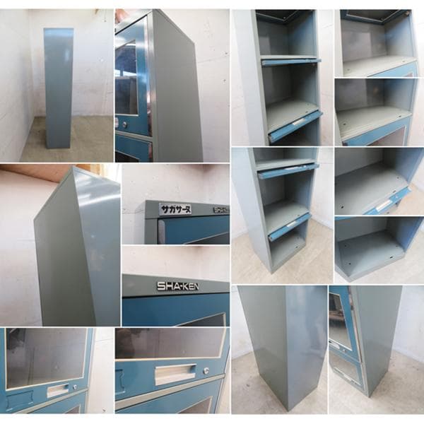 美品■スチールキャビネット■SHA-KEN/写研■サガサーヌ■文字盤収納棚■