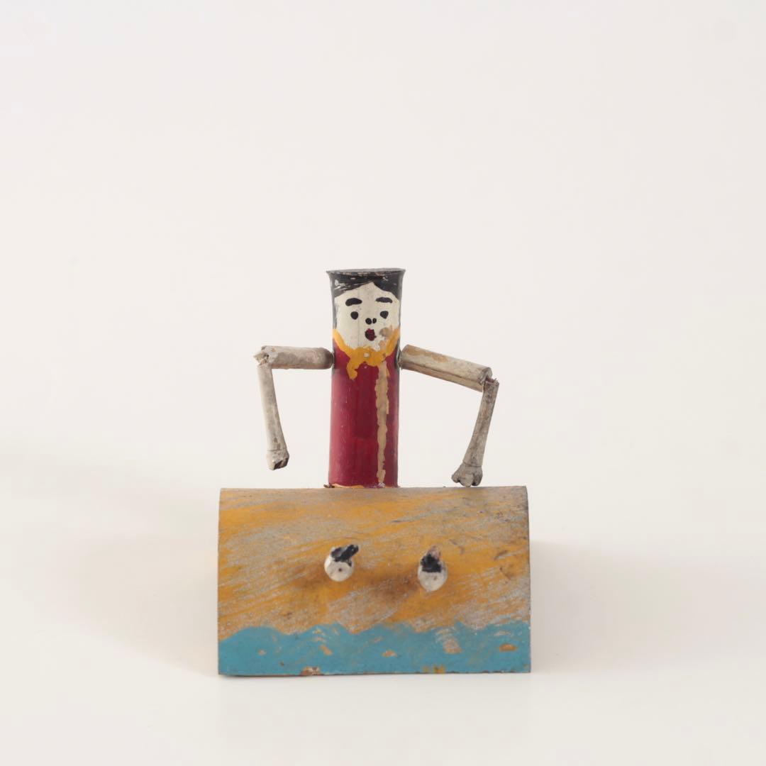 竹と木でできた 奇妙な 郷土玩具 昭和レトロ 当時モノ 古道具 アンティーク