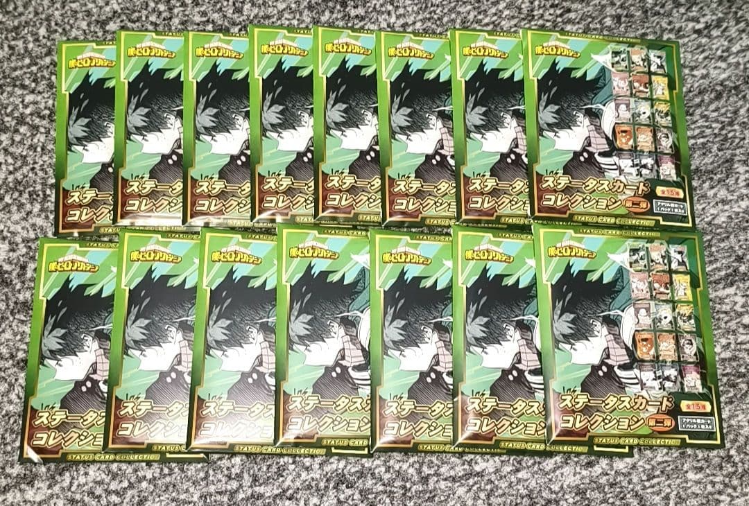 【未開封】ヒロアカ　ステータスカード　第2弾　15個　ジャンフェス