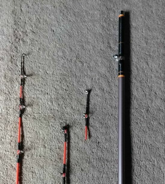 ボ―トロッド  シマノ新はやしお ６　小型リ―ルダイワＣＯＲＯＮＥＴ１０