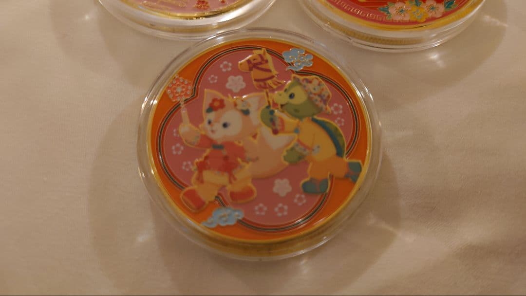 香港ディズニーメダル　2026春節ver. 3枚セット