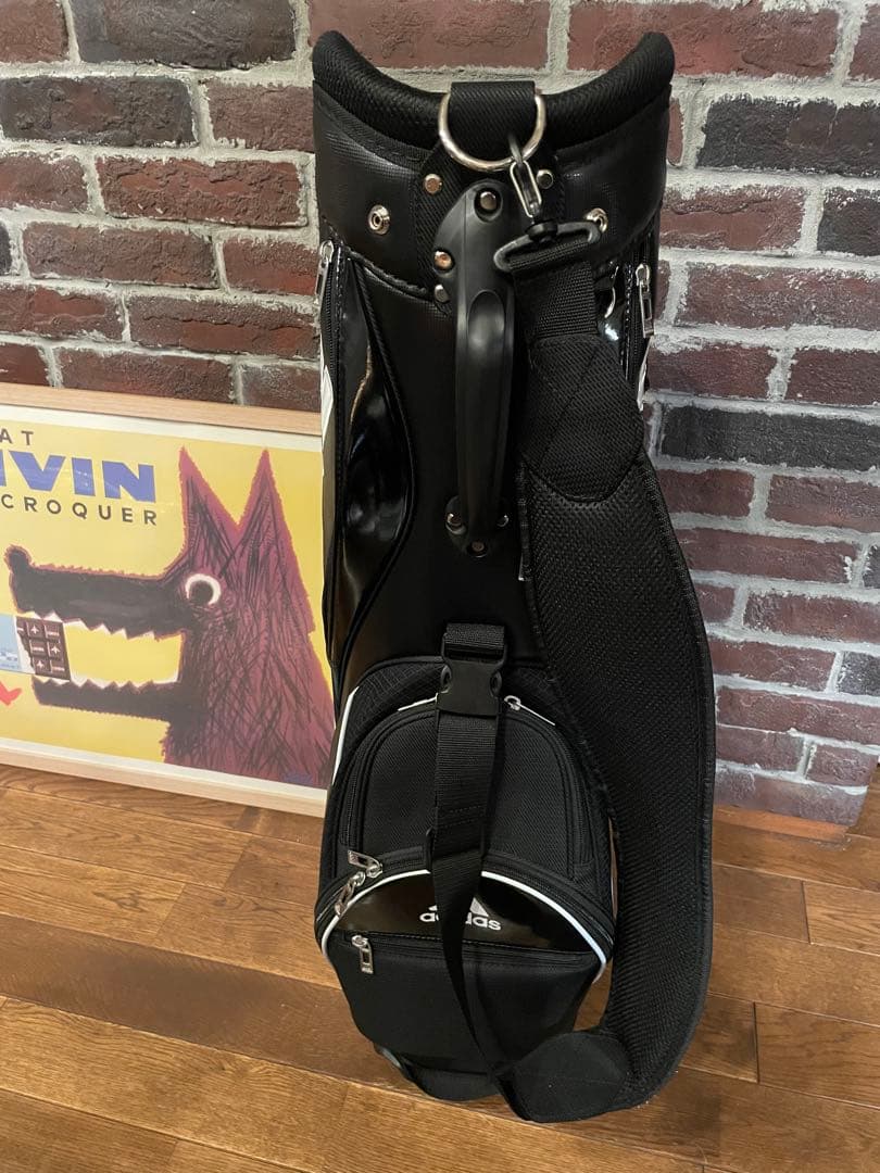 極上美品　アディダス　ゴルフバッグ　キャディバッグ