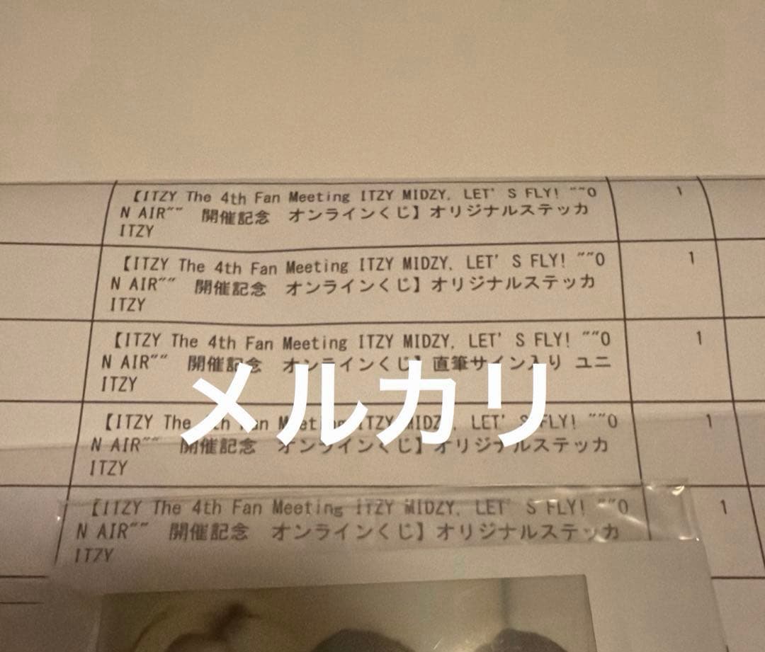 itzy イェジ チェリョン ユナ 直筆サイン チェキ ポラロイド ユニット