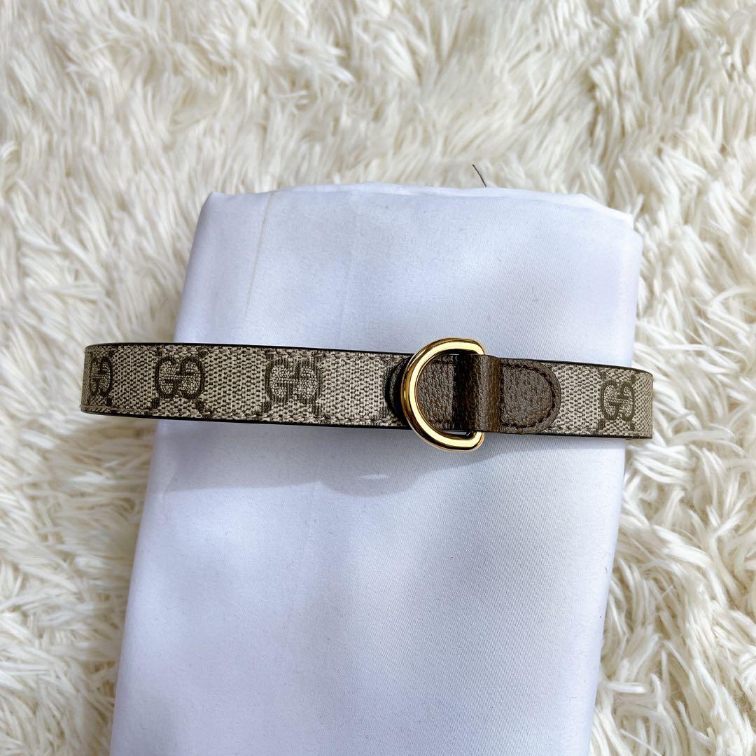 極美品✨GUCCI 犬用首輪　GG柄　インターロッキング　リード わんちゃん