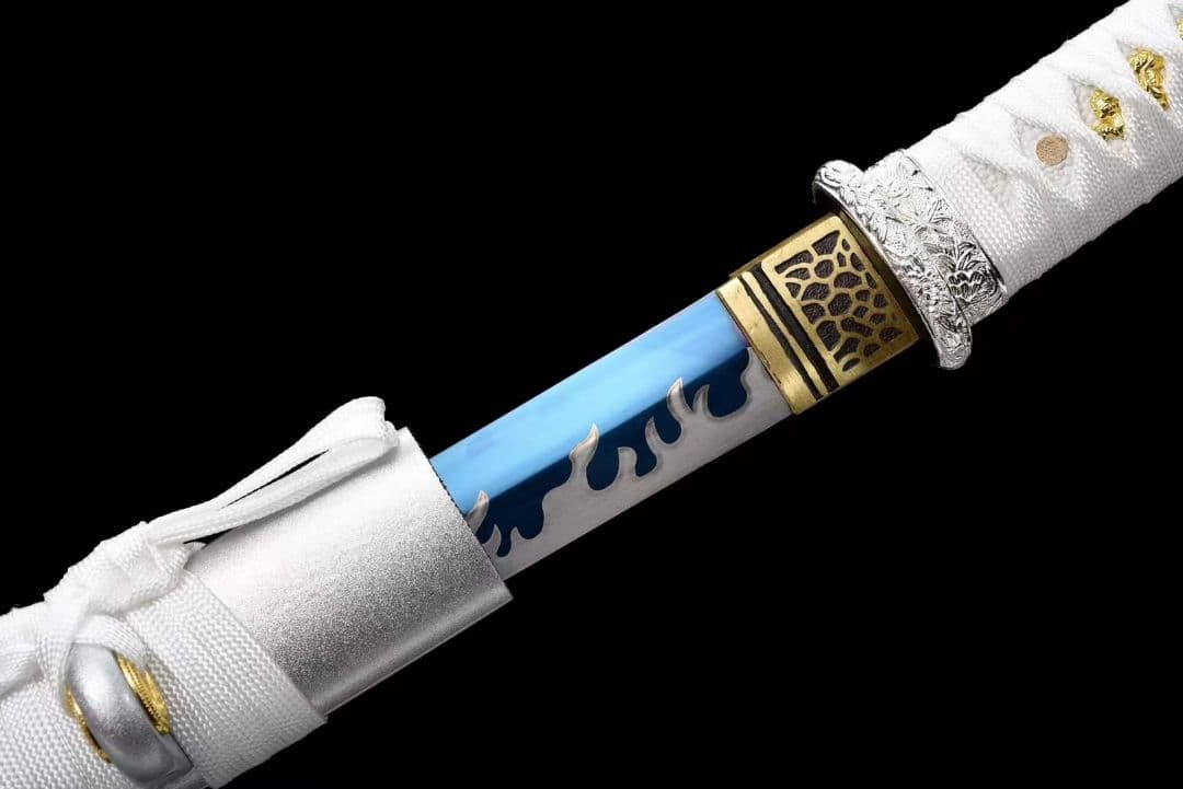 【シルバーウルフ肋骨差】武具　刀装具　日本刀　模造刀 居合刀  肋差   短刀