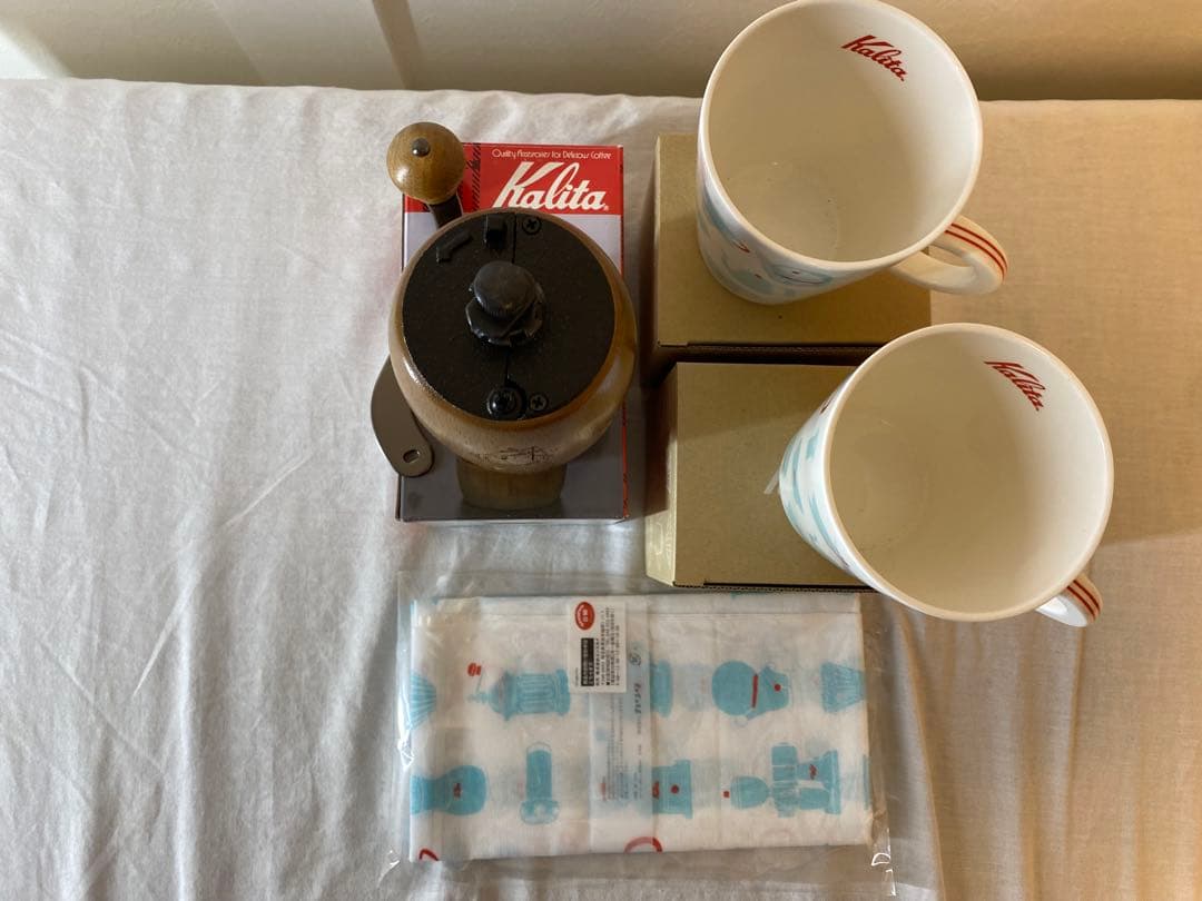 新品⭐︎カリタ ドラえもん ミル マグカップ 手ぬぐい4個セット