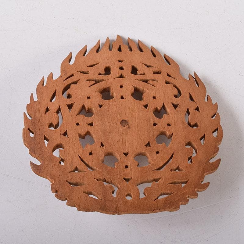 仏教美術　彫刻家　真海徳太郎作　木彫　観世音菩薩　仏像　置物　共箱　VR8302