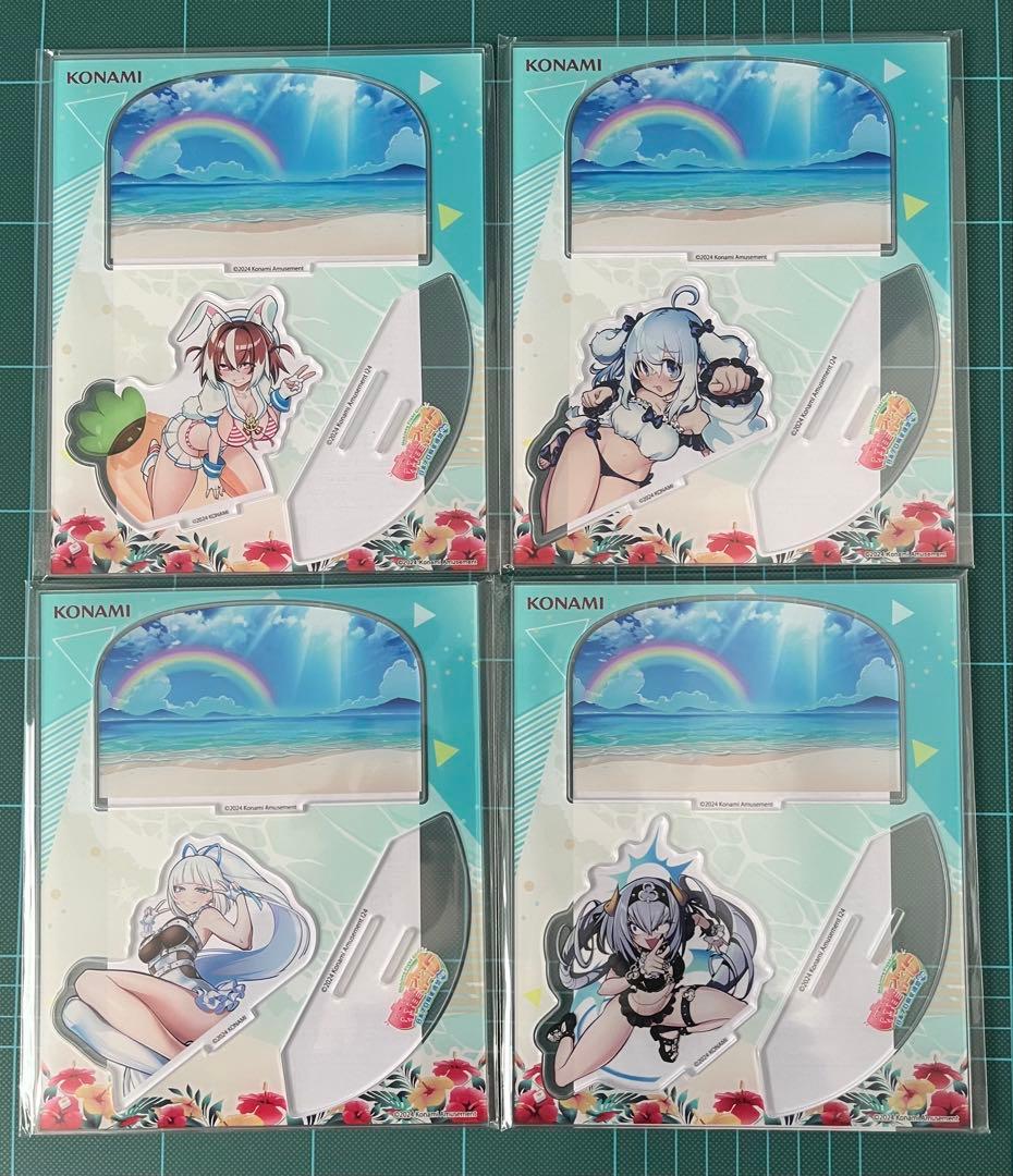 【新品】　麻雀ファイトガール　水着　アクリルスタンド　コナクレ　全種まとめ