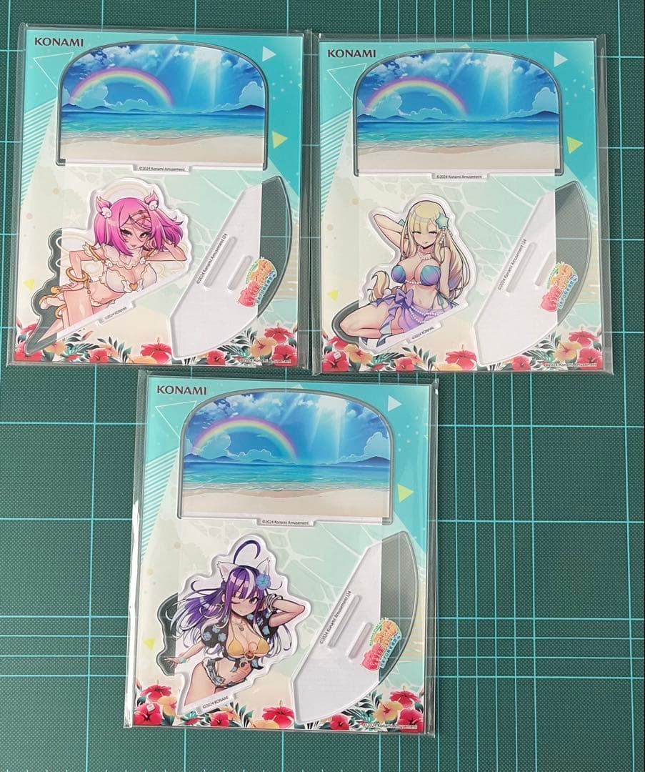 【新品】　麻雀ファイトガール　水着　アクリルスタンド　コナクレ　全種まとめ