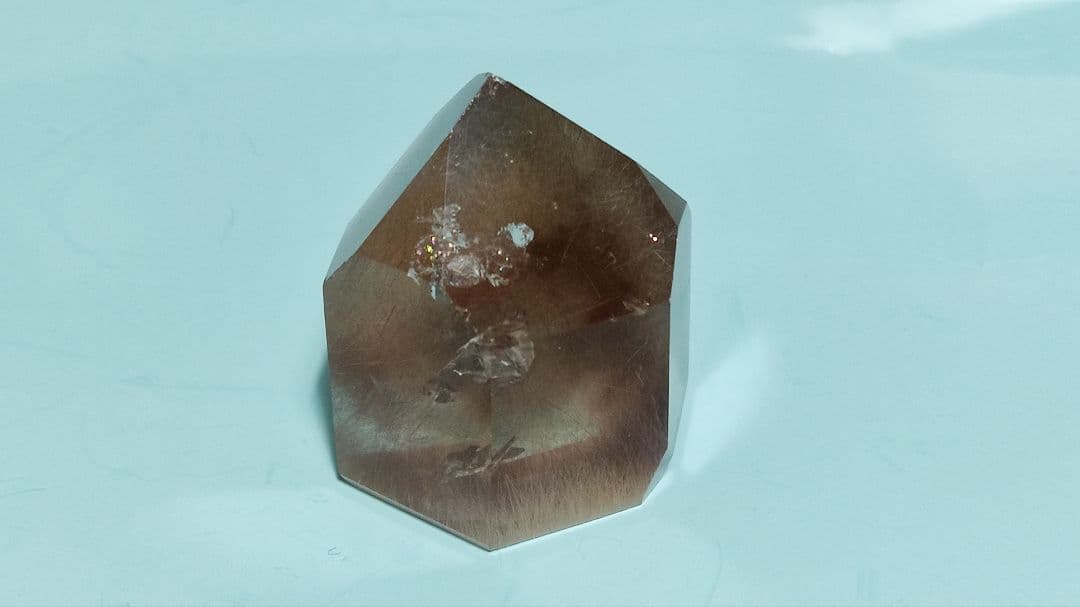 パワーストーン　天然石　ルチルクォーツ　レインボー入り　34g　No.342