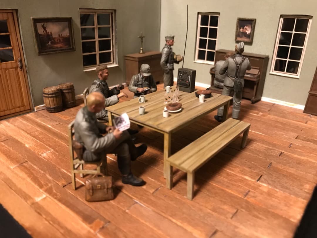 ジオラマ 1/35 タミヤ　cobaanii　イタレリ　ドイツ軍　完成品