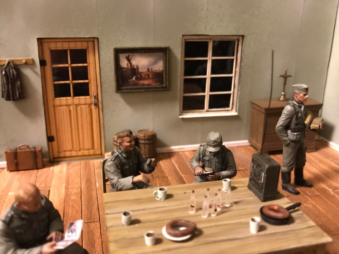 ジオラマ 1/35 タミヤ　cobaanii　イタレリ　ドイツ軍　完成品