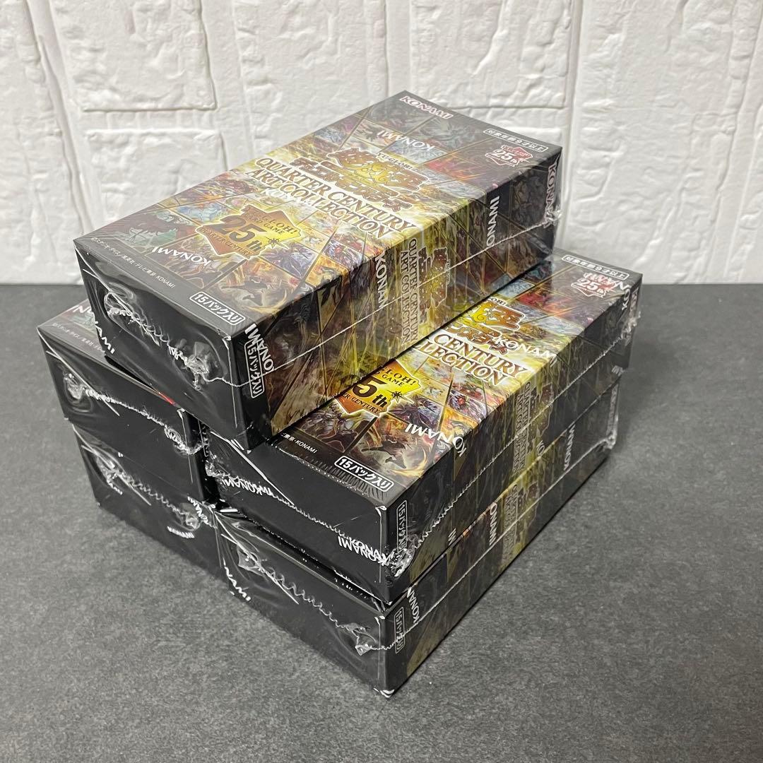 QUARTER CENTURY ART COLLECTION 5Box 遊戯王