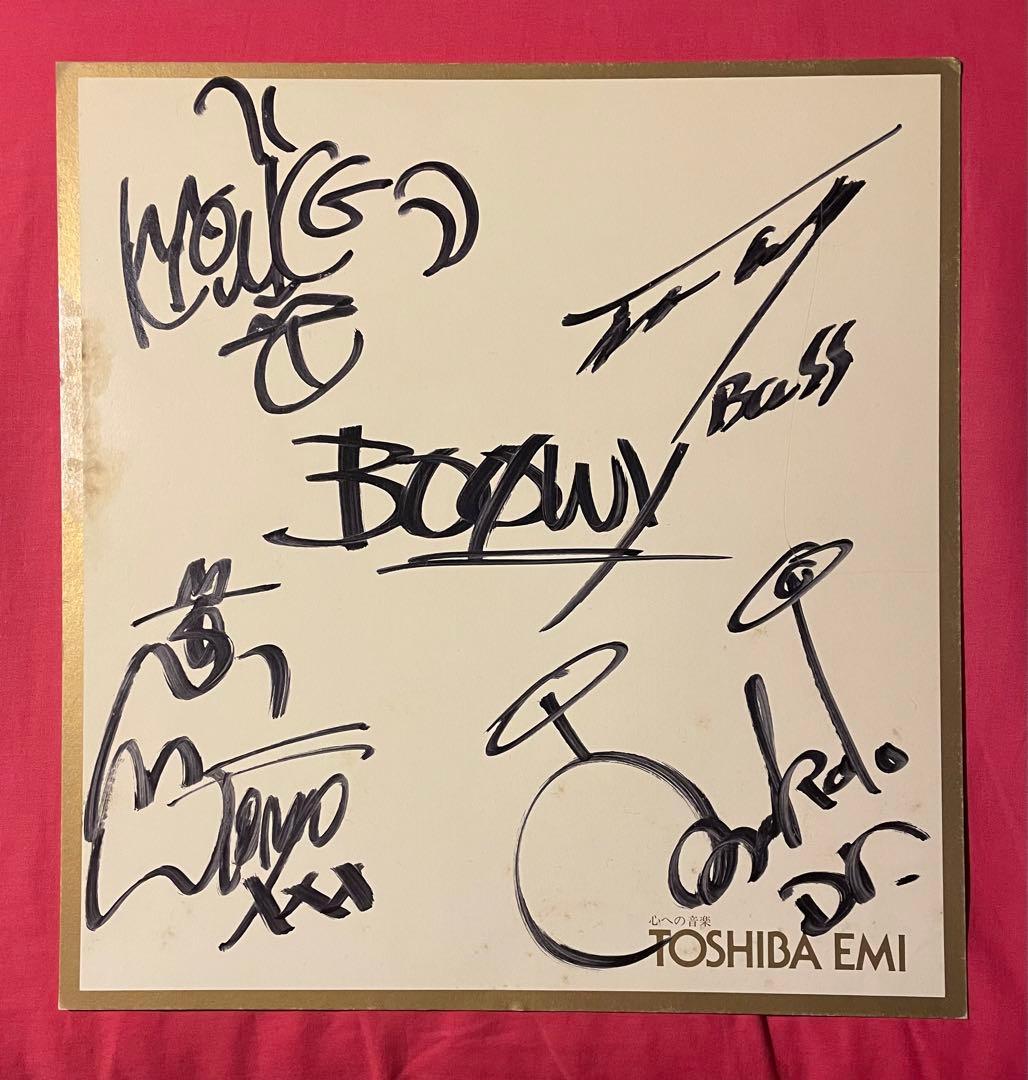 【※BOOWY ボウイ サイン】