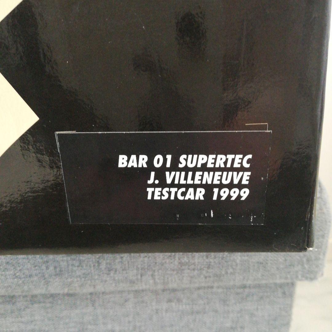 ミニカー MINICHAMPS BAR 01 SUPERTEC TESTCAR 1999