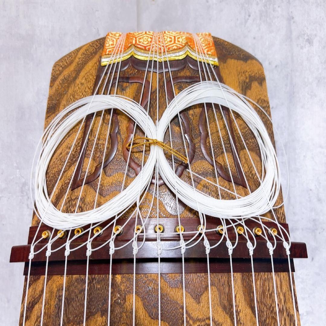 お琴　13弦　綾杉胴　くり甲　高級　和楽器　弦楽器