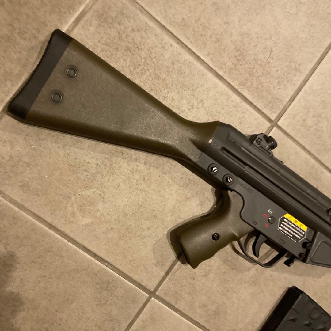 89m/s東京マルイ純正電動ガンG3A3絶版品メンテ済＋500連マガジン良品