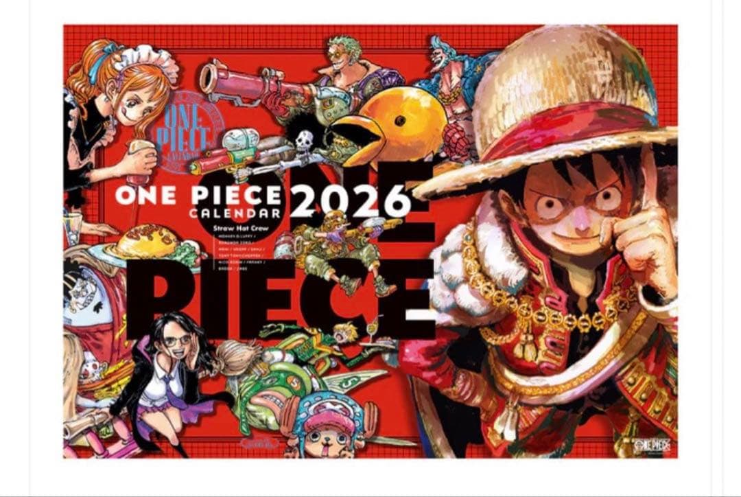 【新品】 ワンピース　 コミックカレンダー（大判）2026