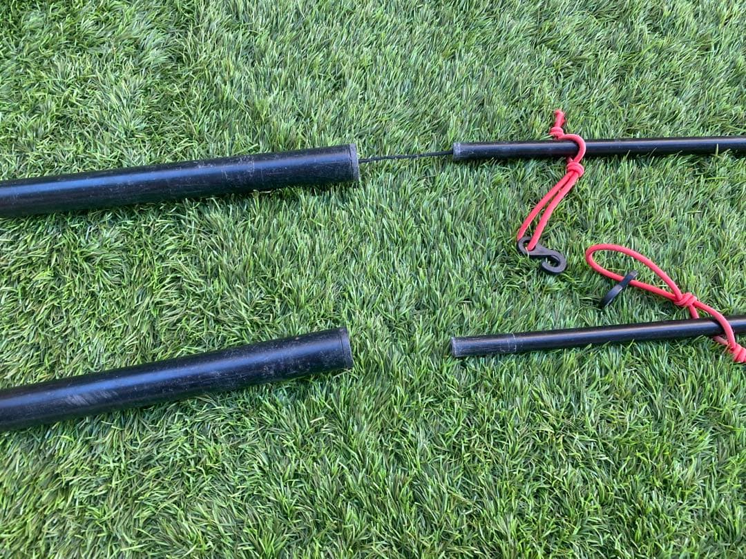 クイックプレイ サッカーゴール 4.9m×2.1m 2台セット 重り袋2個付き