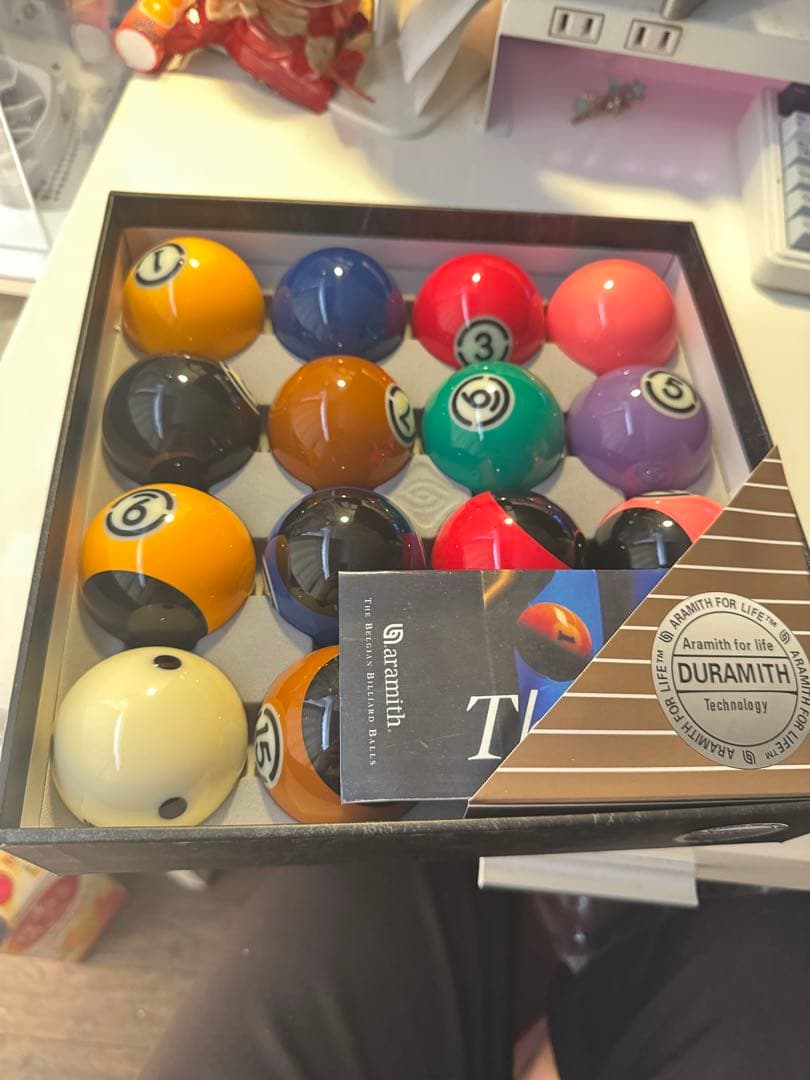 Aramith Black ビリヤードボール 16個セット