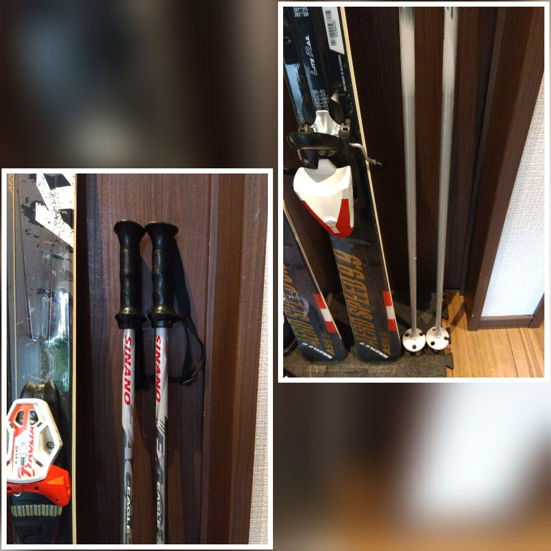 美品【ハイエンド】KASTLE 学生・男女兼用/スキーセット・メンテ・WAX済✔