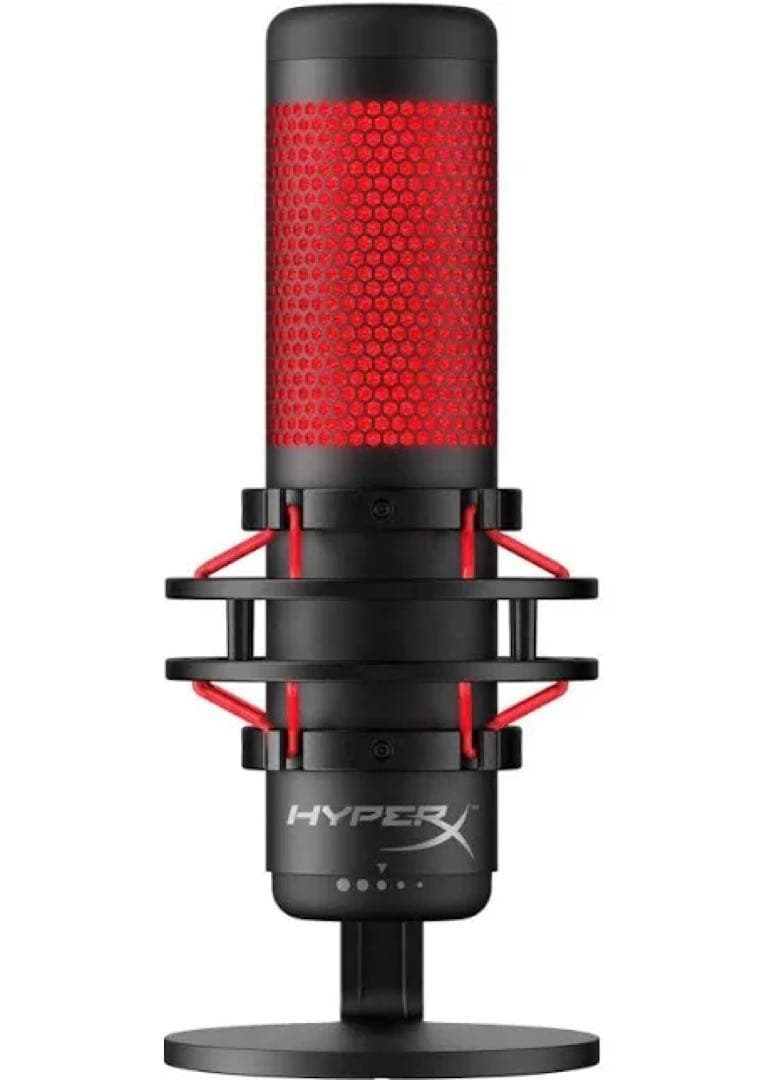 マイクアーム　マイクガード付きHyperX QuadCast マイク