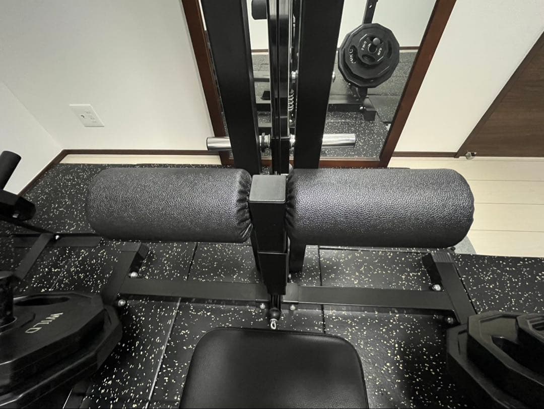 多機能バーベルラック（黒）