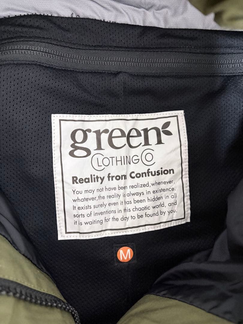 green clothing　グリーンクロージング　ビブパンツ　M